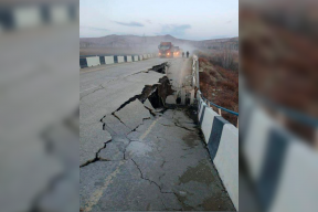 Назван срок восстановления разрушенного моста в Калганском районе Забайкалья