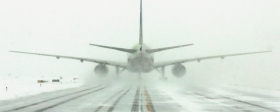 More than ten planes could not land at Pulkovo due to snowstorms and strong winds
