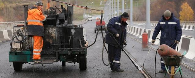 На Молитовском мосту завершены работы по укладке асфальта