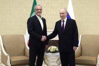 Путин на встрече с президентом Ирана заявил, что Ближний Восток — самая острая проблема, но Тегеран реально пытается остановить конфликт