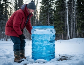 Лёд как фильтр: как северные народы очищают воду морозом