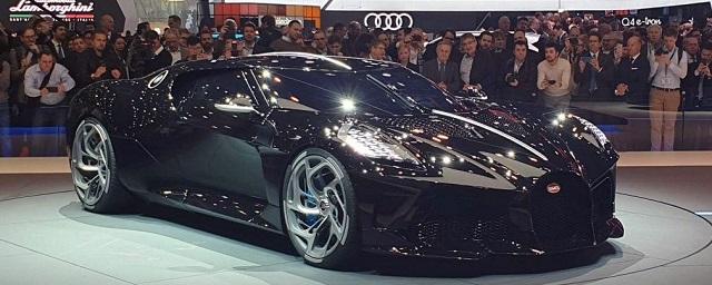 Bugatti La Voiture Noire назван самым дорогим автомобилем в мире