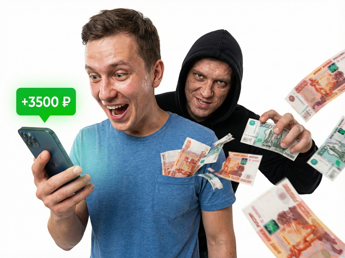 +3500 на экране и -35000 на счету: новая ловушка по краже ваших денег с телефона