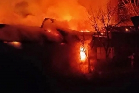 Старовойт: Под Курском после атаки украинского беспилотника произошёл пожар