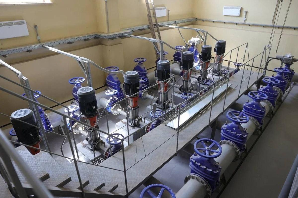 Врио губернатора Юрий Слюсарь: Завершен капремонт насосной станции в Азовском районе