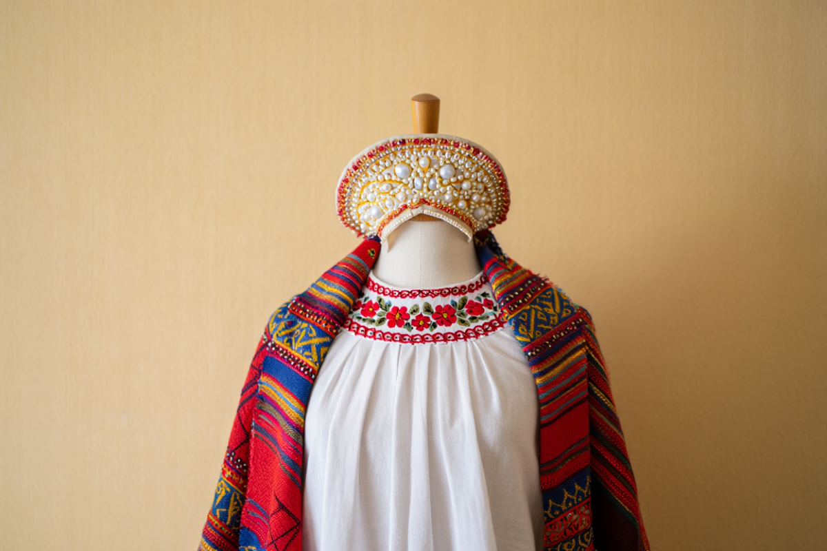 В Берёзовой роще показали коллекции русских дизайнеров, переосмысляющие традиции