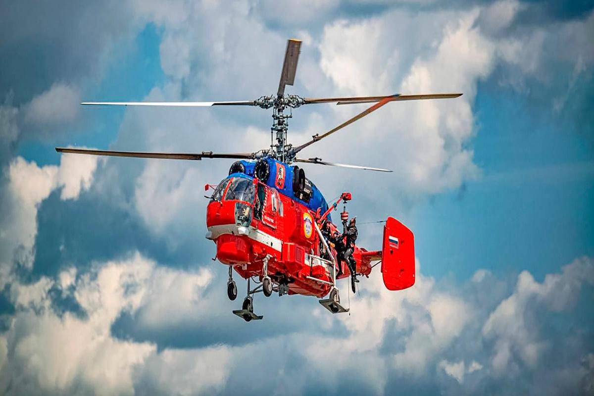 В Московском авиацентре поставлен на службу еще один пожарный вертолет
