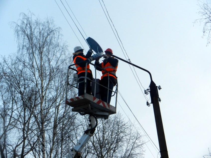 В тульском селе Хрущево установят 25 новых фонарей