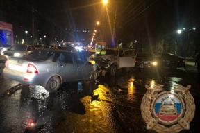 Четыре человека попали в больницу в результате массового ДТП в Энгельсе