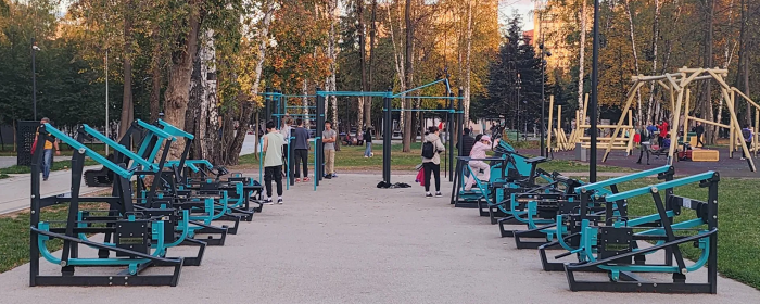 В г.о. Пушкинский каждый день осматривают уличные спортивные объекты