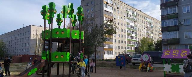В поселке Народный Нижнего Новгорода установили новую детскую площадку