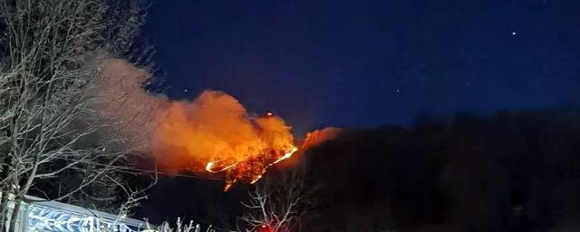 В Сочи огнеборцы ликвидировали вспыхнувший из-за фейерверков лесной пожар