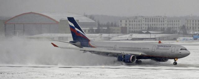 В московских аэропортах из-за снегопада задержаны более 50 рейсов