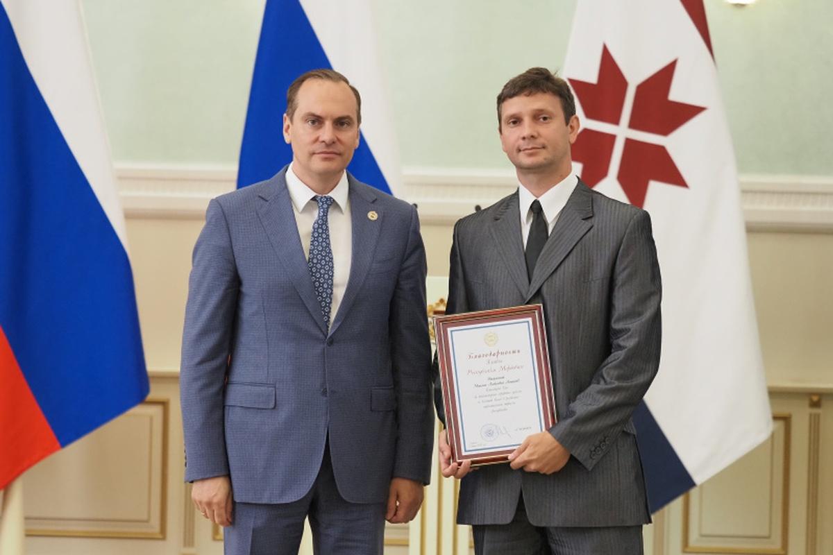 Глава Мордовии Артем Здунов наградил лучших представителей строительной отрасли республики