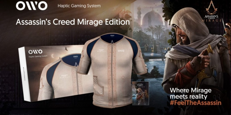 К игре Assassin’s Creed Mirage эксклюзивно выпустят специальную версию футболки Skin с тактильной обратной связью