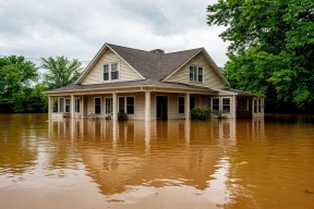 Весенние паводки испытали на прочность дом дагестанской семьи: помощь пришла от звезды