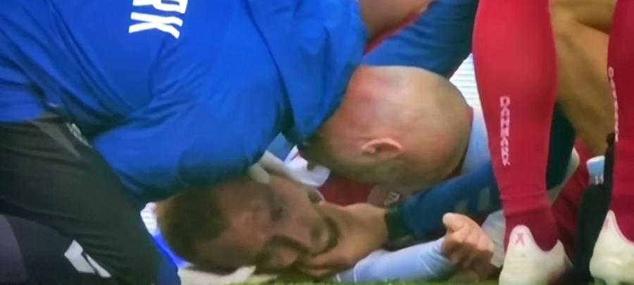 Эриксен потерял сознание во время матча со сборной Финляндии на ЕВРО-2020