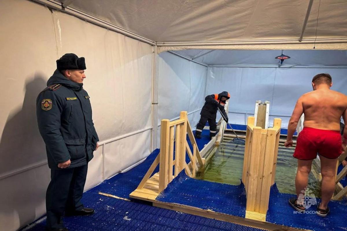 В Свердловской области для крещенских купаний было подготовлено 79 оборудованных мест