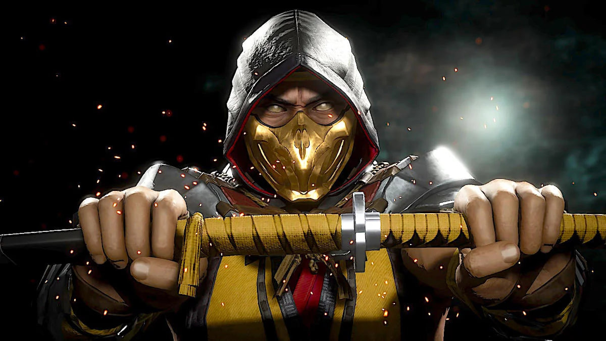 Mortal combat steam. Mortal Kombat 11 Scorpion. Мортал комбат Скорпион МК 11. Скорпион mk11. Скорпион из мортал комбат 11.