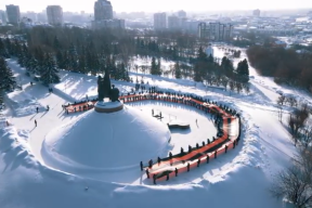 В День защитника Отечества в Чебоксарах прошла патриотическая акция с участие молодежи республики