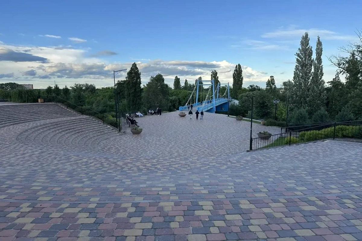 В Тамбове завершают благоустройство новых объектов в Городском парке культуры