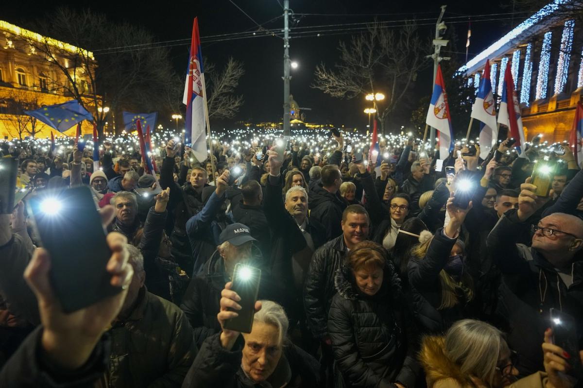 И.о. мэра Белграда Шапич прокомментировал протесты в городе