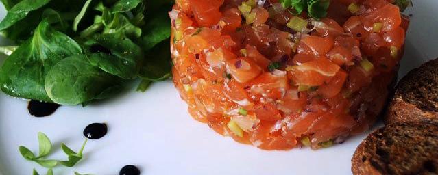 Тартар из лосося – рецепт с фото