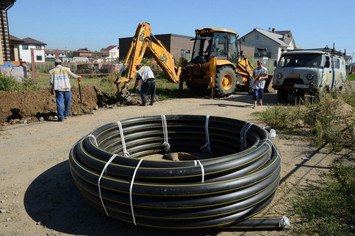 В поселке Спартак Раменского округа продолжают вести газ