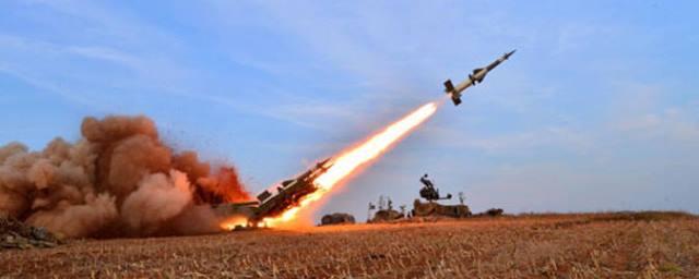 В КНДР показали видео пуска новых ракет «земля-воздух»