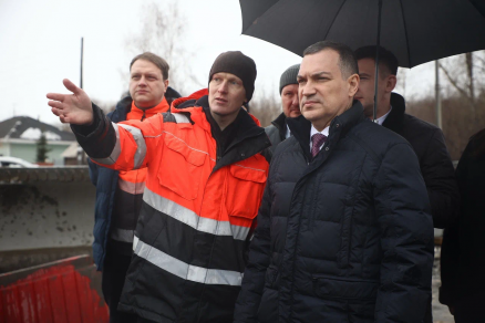 Мэр Новосибирска Максим Кудрявцев: Ремонт моста через Тулу на ул. Петухова будет завершен в 2026 году, рисков срыва сроков – нет