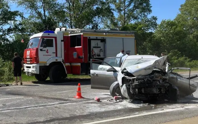 На трассе Саранск – Рузаевка в ДТП с участием трёх машин погиб водитель