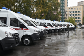 Новосибирская служба скорой медицинской помощи пополнилась 15 новыми автомобилями «ГАЗель Next»