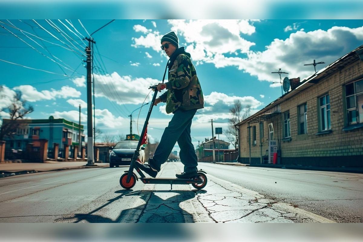 В Омске подросток на электросамокате врезался в ребенка
