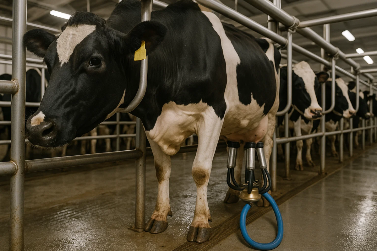 Производство молока в Псковской области выросло на 3% за пять месяцев