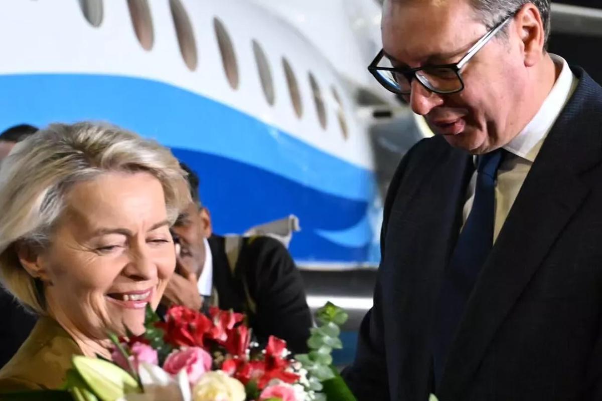 Глава ЕК фон дер Ляйен прибыла в Сербию для переговоров о сотрудничестве с ЕС