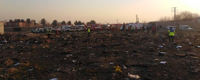 МИД Украины: на борту разбившегося в Иране самолета не было россиян
