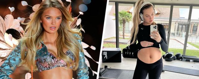 Модель Victoria's Secret Роми Стрейд показала фигуру с растяжками после вторых родов