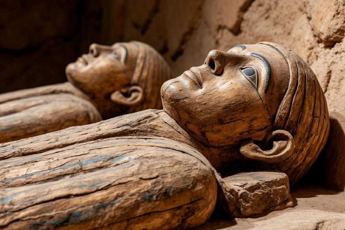 Окаменелые мумии Горини оказались младенцами