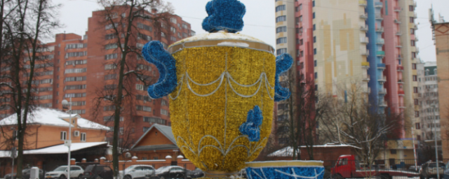Ивантеевку украшают к новогодним праздникам