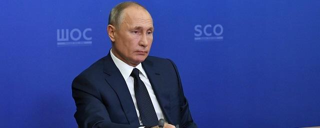 Путин: Перед ШОС стоит задача по проведению общей линии после бегства США из Афганистана
