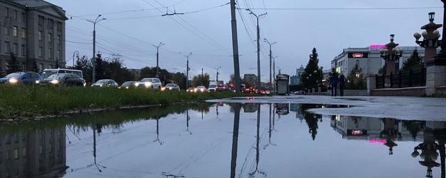 На улицах Омска откачали более 280 кубометров дождевой воды