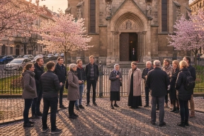 Жители Краснодара вышли на массовую акцию против строительства нового 70-метрового храма в Юбилейном микрорайоне