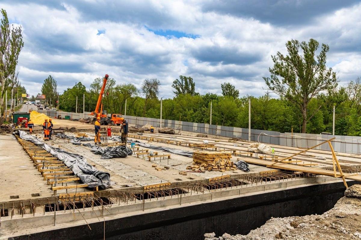 Ремонт моста через реку Грузскую в Донецке вышел на финишную прямую