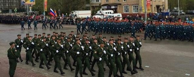 В Рузе в честь Дня Победы прошел военный парад