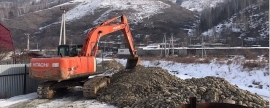 В Горно-Алтайске проводят противопаводковые мероприятия