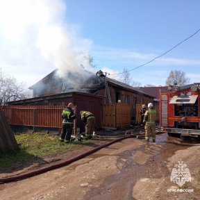 В Кирове из-за пожара сгорели двое пенсионеров