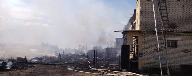 Под Нижнем Новгородом полностью сгорел жилой дом в Семёновском районе