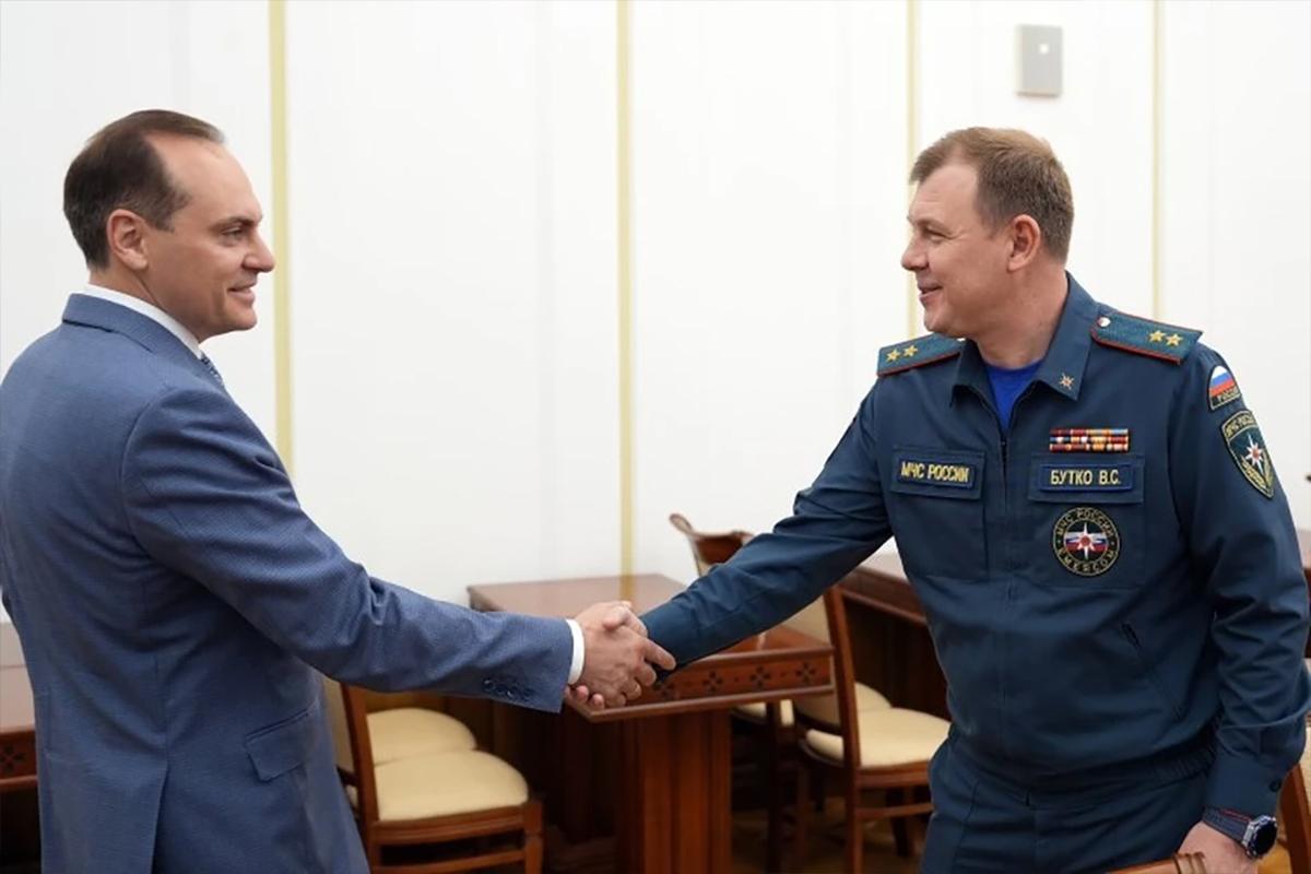 Глава Мордовии встретился с замминистра МЧС России Бутко