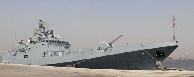 Российский военный корабль впервые вошел в порт Судана