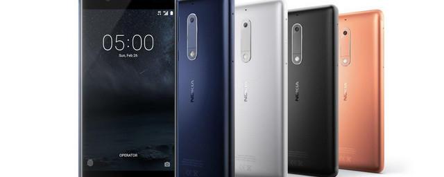 В России стартовали продажи смартфонов Nokia 5 и Nokia 3